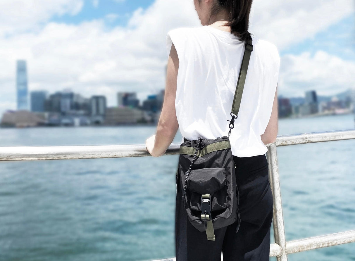 Drawstring Bucket Bag