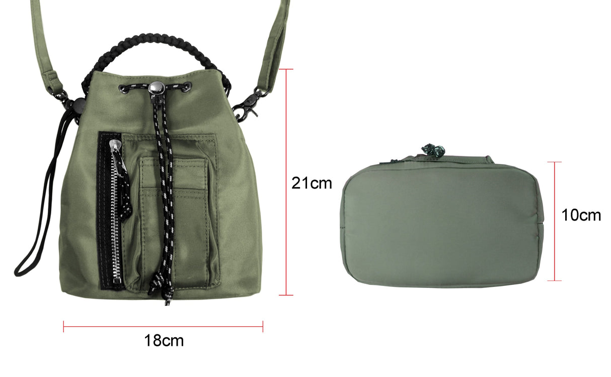 MA-1 MINI SIZE drawstring cross body Bag
