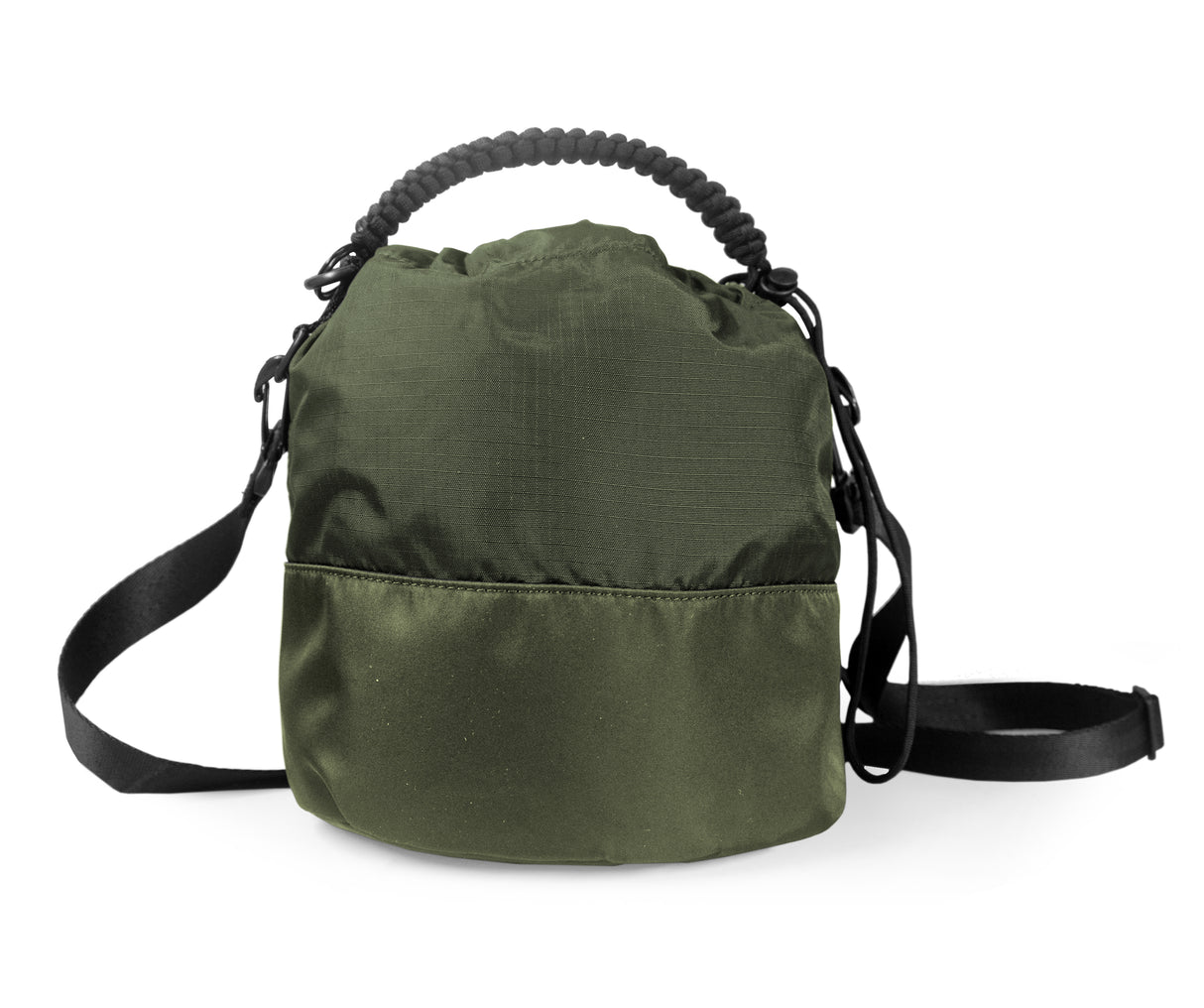 Drawstring Chalk Bag (Olive Green) (With KOVID-TEX Antimicrobial Lining)