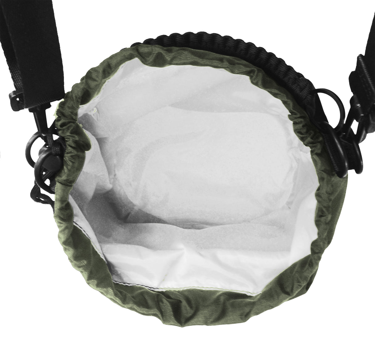 Drawstring Chalk Bag (Olive Green) (With KOVID-TEX Antimicrobial Lining)