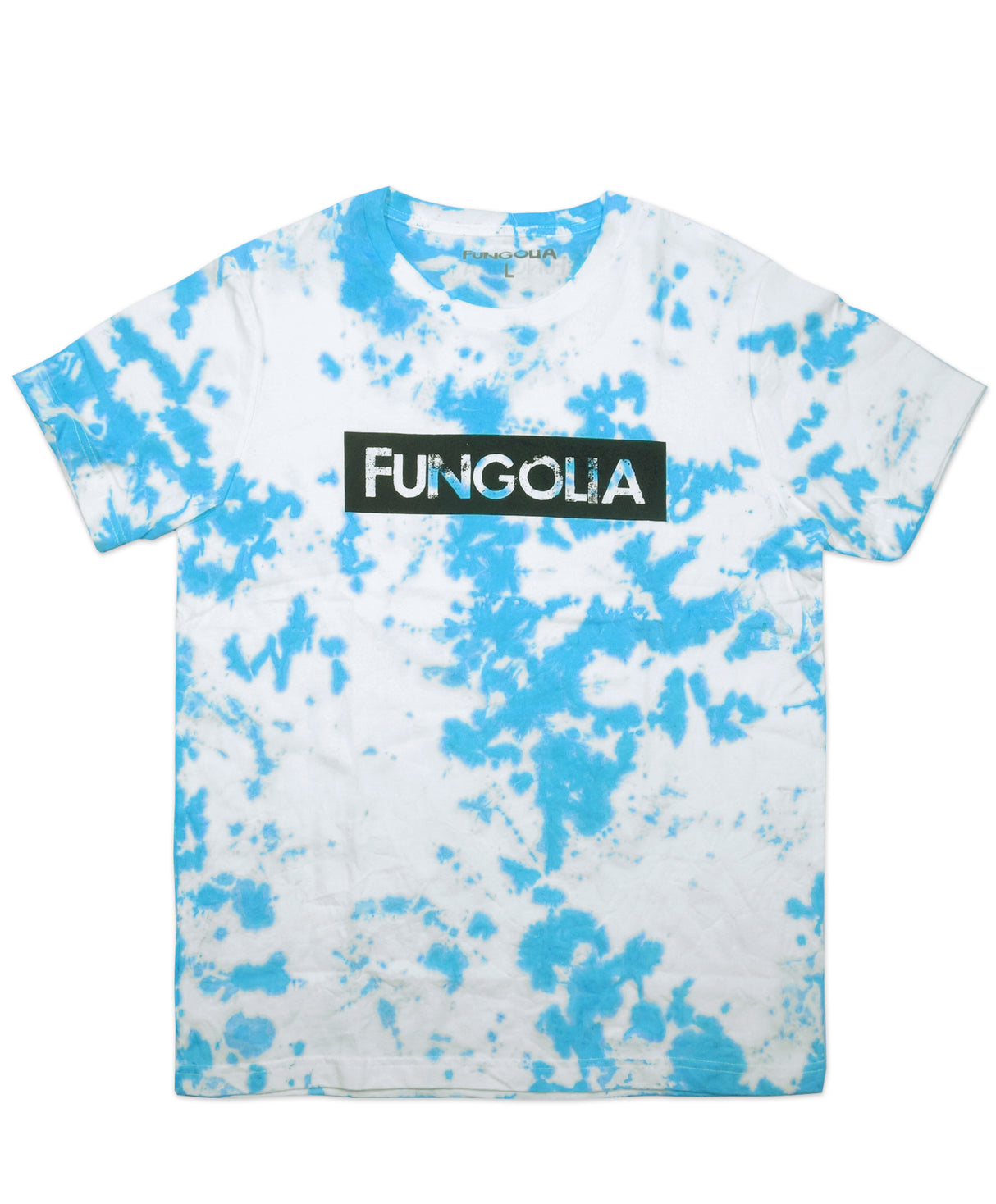 Fungolia Logo Tie Dyed Tee - White