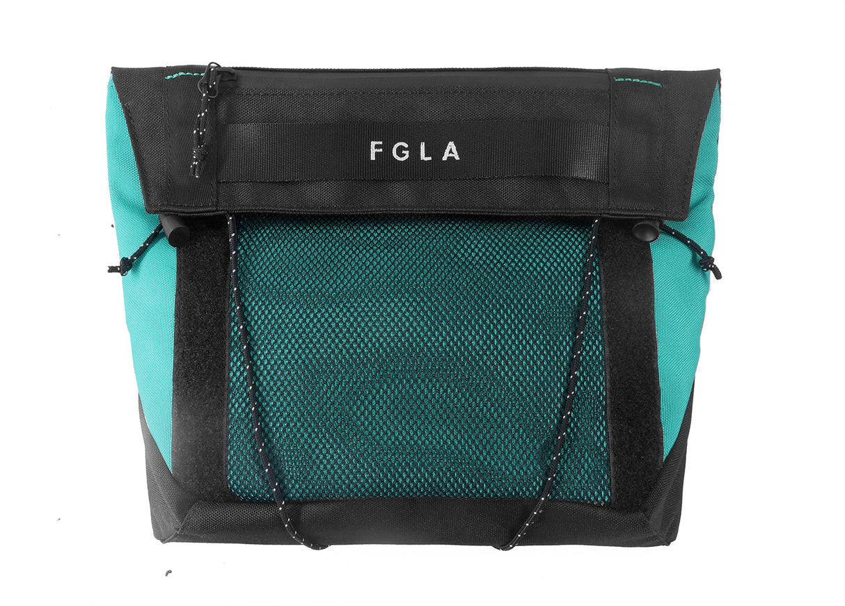 <A 000a001v3> Fungolia multi-purpose pouch (Black/Aqua green)