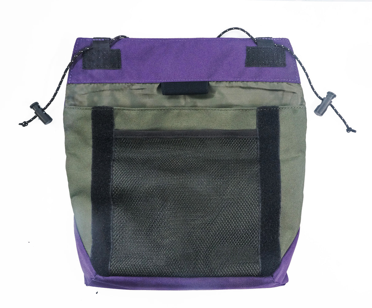 <A 000a001v2> Fungolia multi-purpose pouch (Purple/Olive Green)