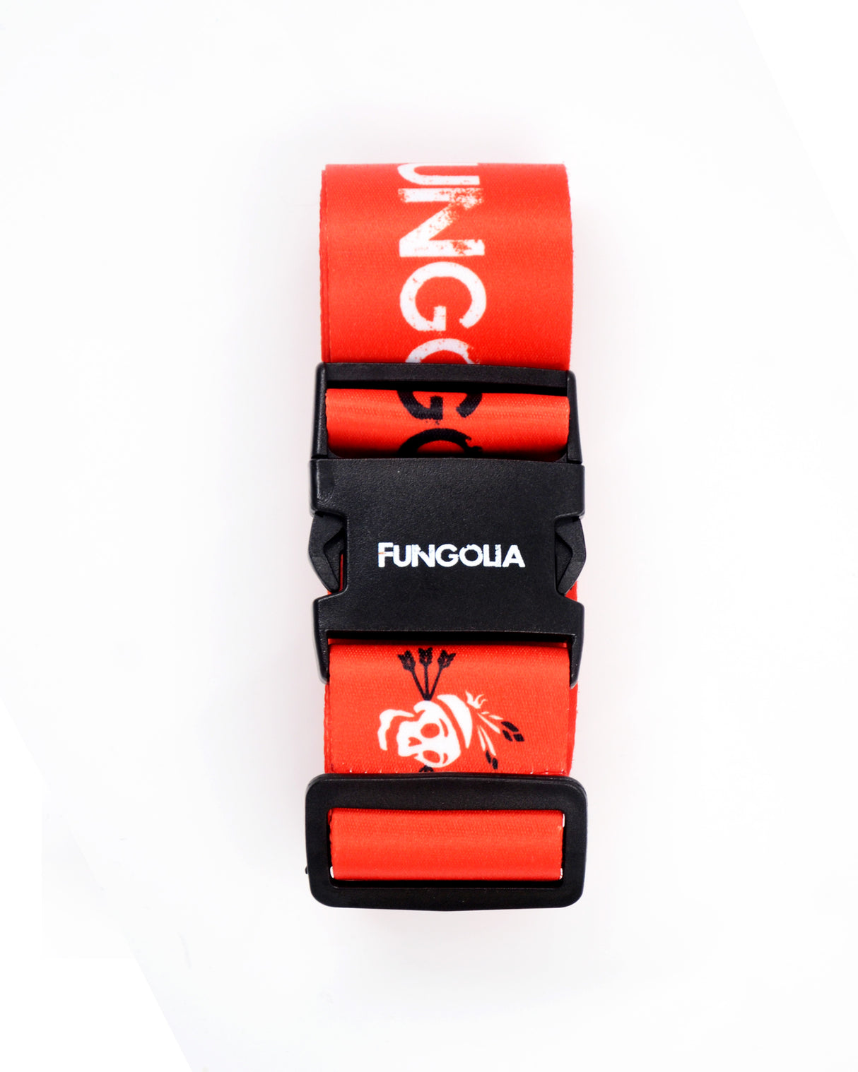 <A 001b1> Fungolia Luggage Strap (Red)