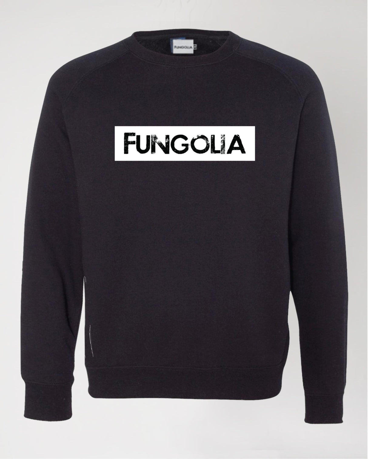 <X001> Fungolia Box Logo Crew Neck Sweatshirt