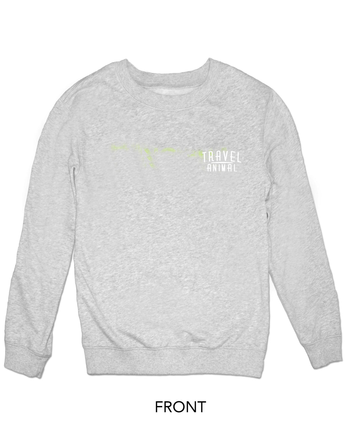 <Ab 12a> Fungolia x K11 Travel Animal Classic sweatshirt - The Shopaholic (light grey)