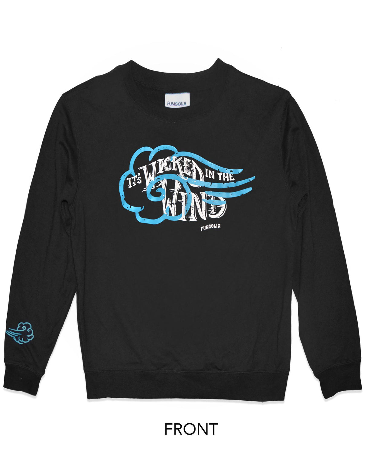 <Ab 004> Fungolia Classic sweatshirt - It's Wicked in the Wind (Black)