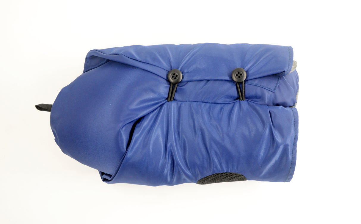 <A 000a001z9c> Fungolia MA-1 Memory Foam Travel Hoodie Pillow (Navy blue)