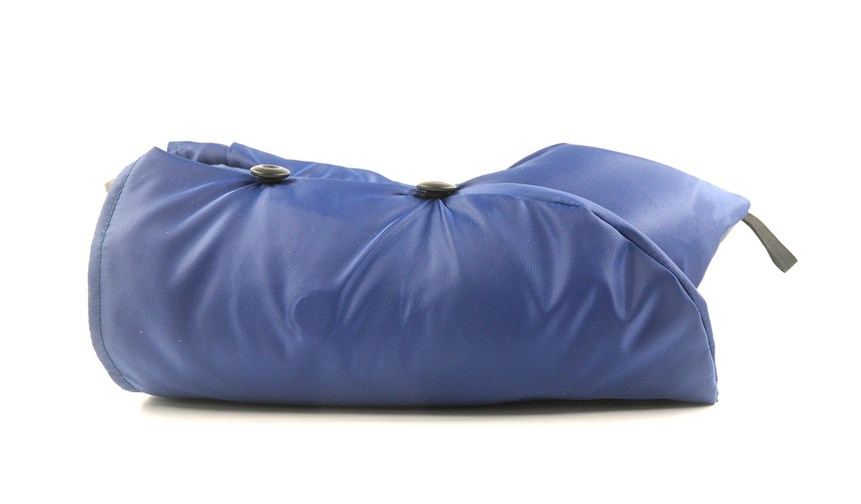 <A 000a001z9c> Fungolia MA-1 Memory Foam Travel Hoodie Pillow (Navy blue)