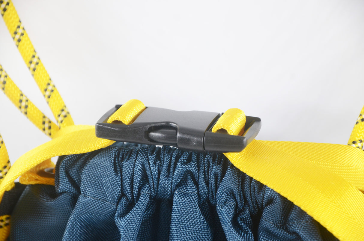 <A 000a54> Fungolia Premium drawstring backpack (Navy/Yellow)