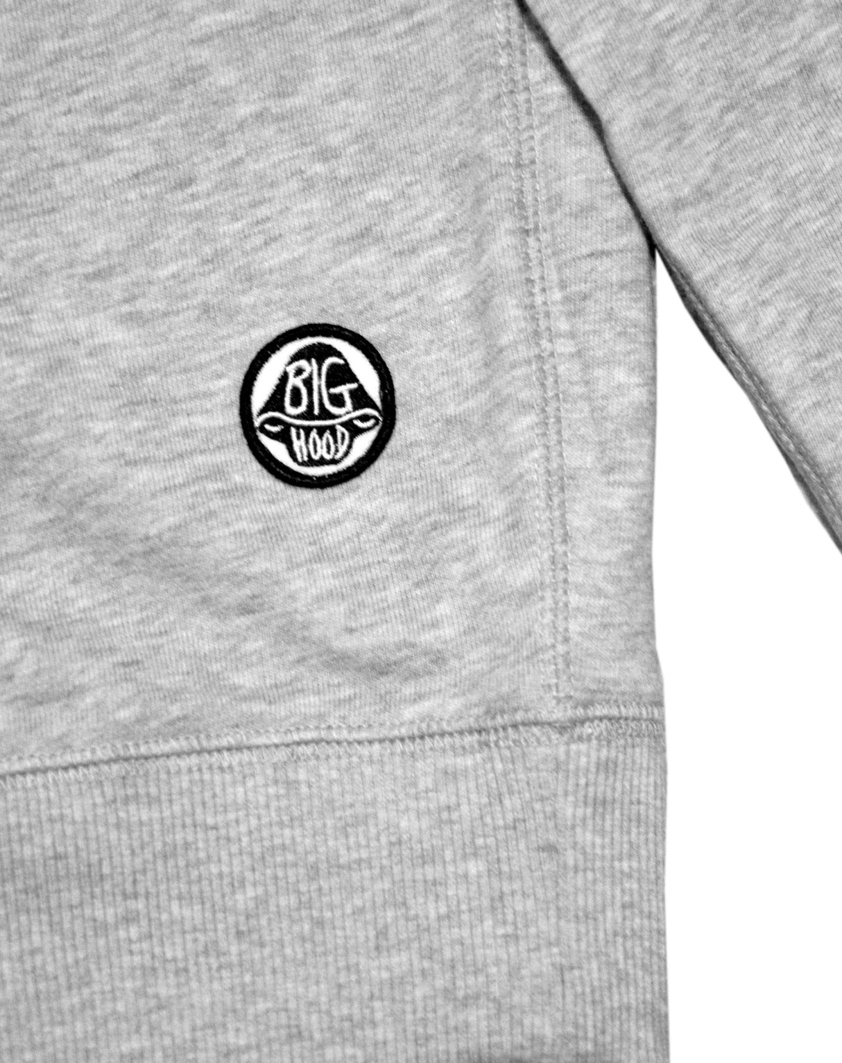 <Ab 27> Fungolia Non-fleece Hoodie - Plain (Grey)
