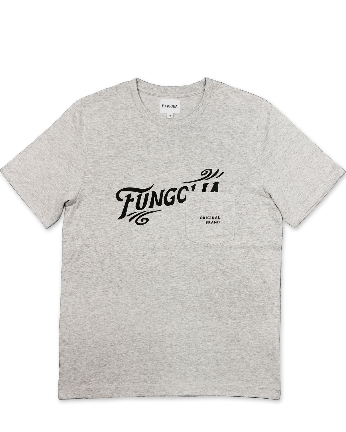 <A 000a43> Vintage Logo Pocket Tee - (Heather Grey)