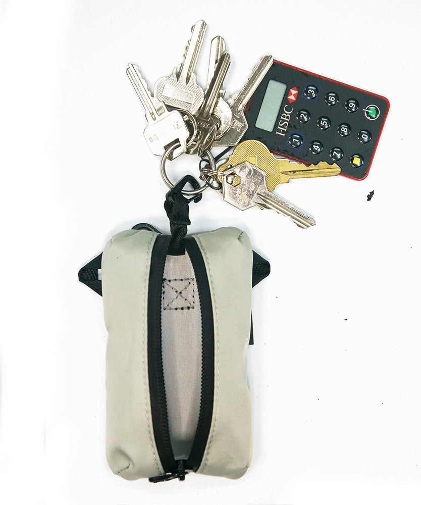 <A 000a22d> Fungolia Essentials - Keys Pouch (Silver Grey)
