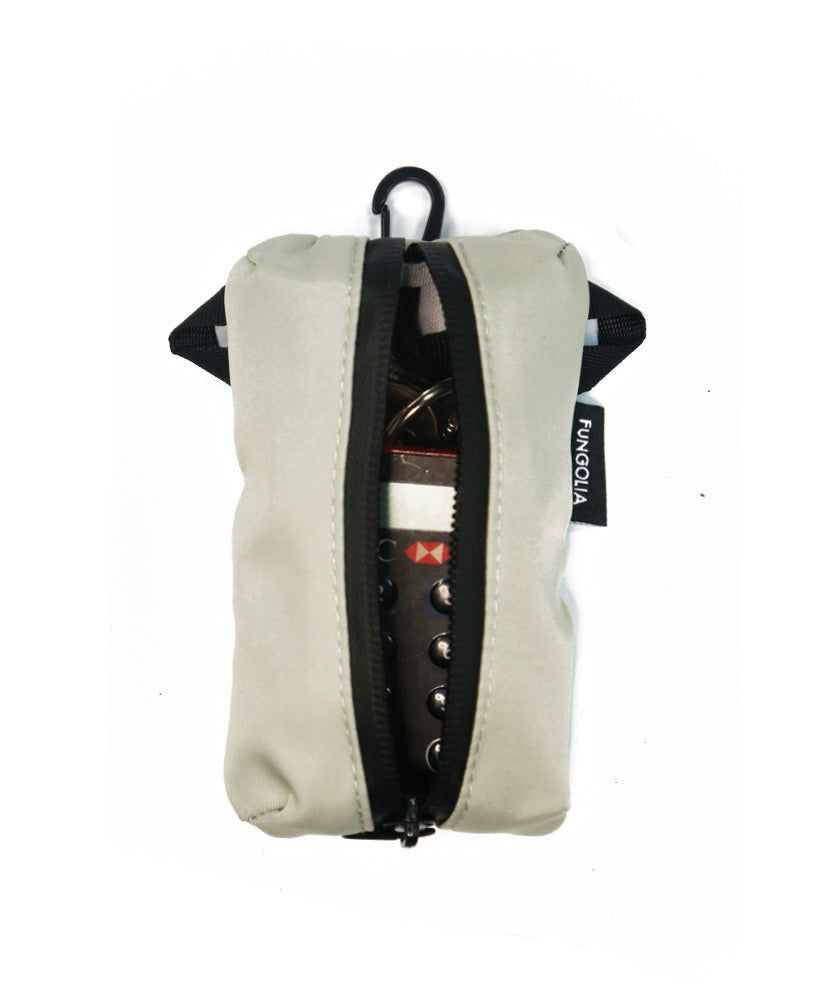 <A 000a22d> Fungolia Essentials - Keys Pouch (Silver Grey)