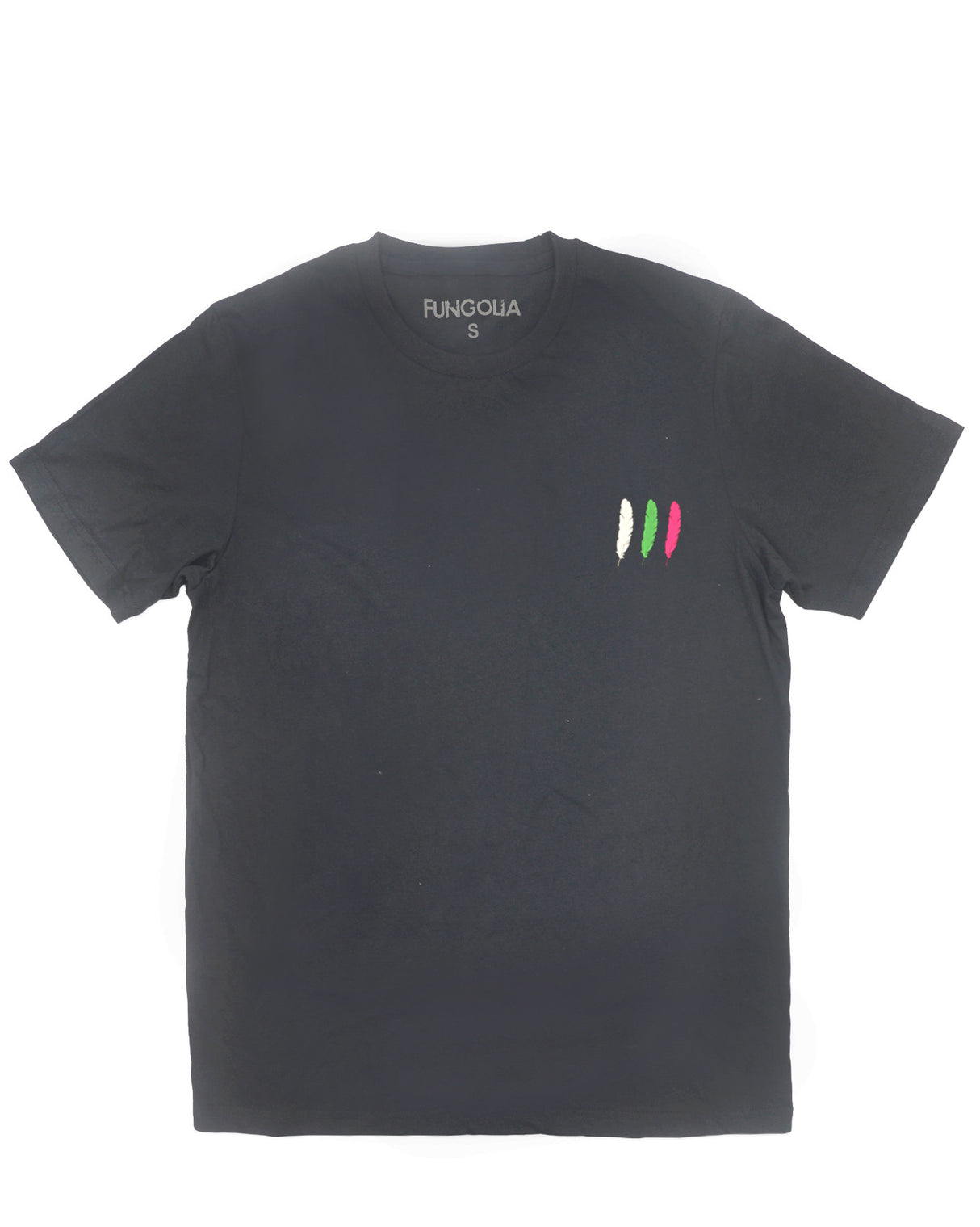 <A 094> WBF Feathers Tee - Dark Grey