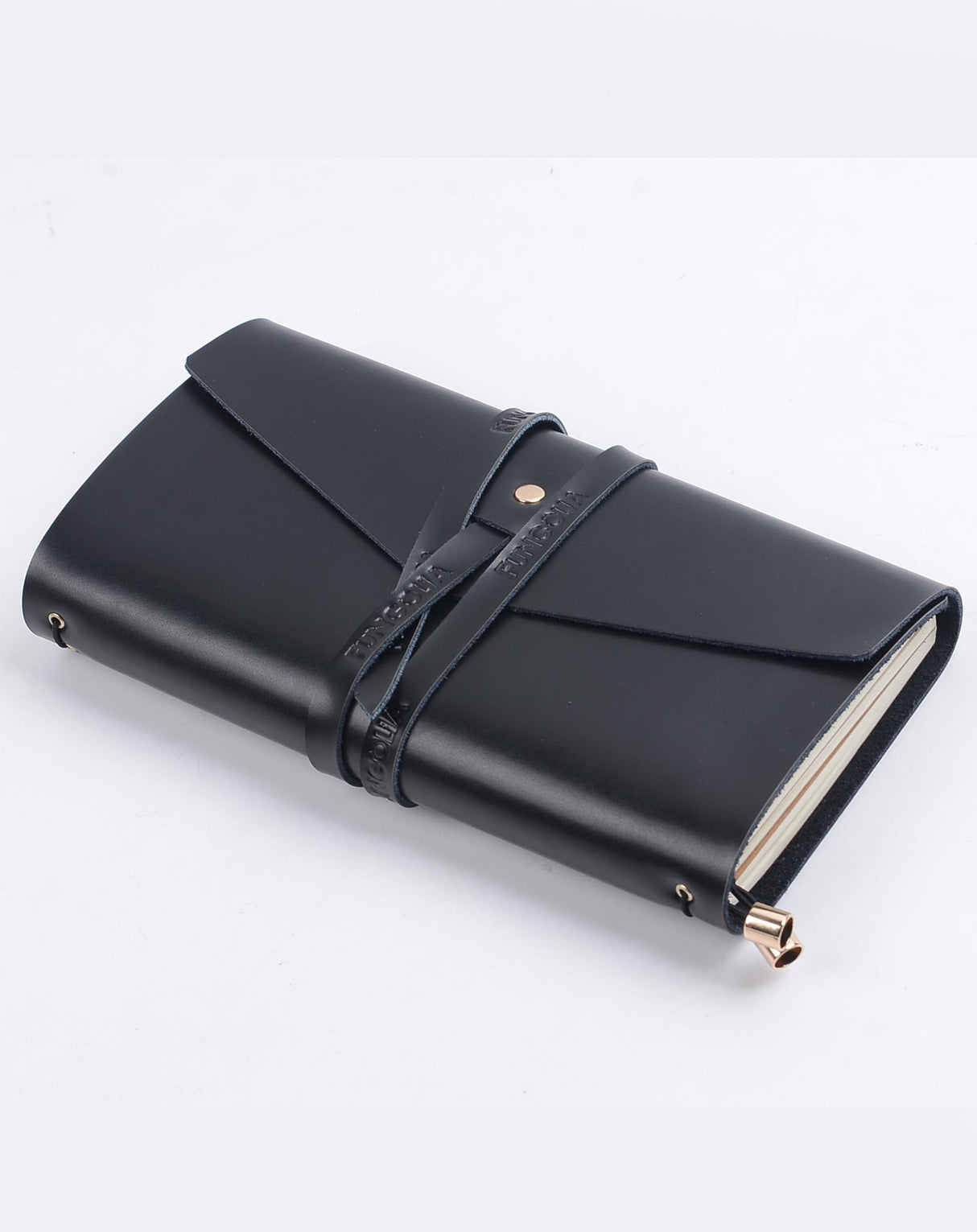 <A 006> Fungolia Vintage Leather Journal