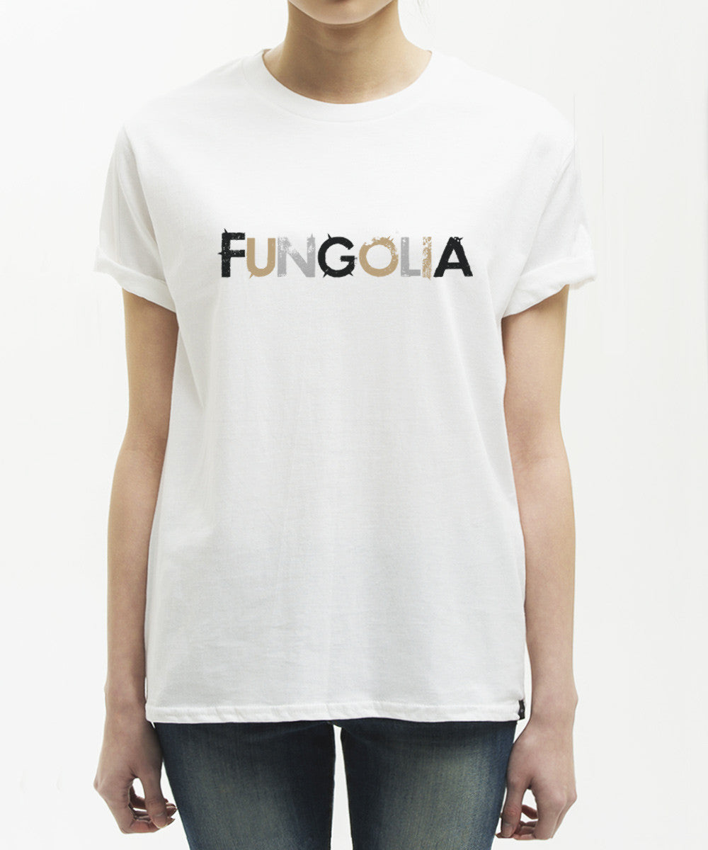 <Aa 009>Fungolia X K11 Logo Tee (White)