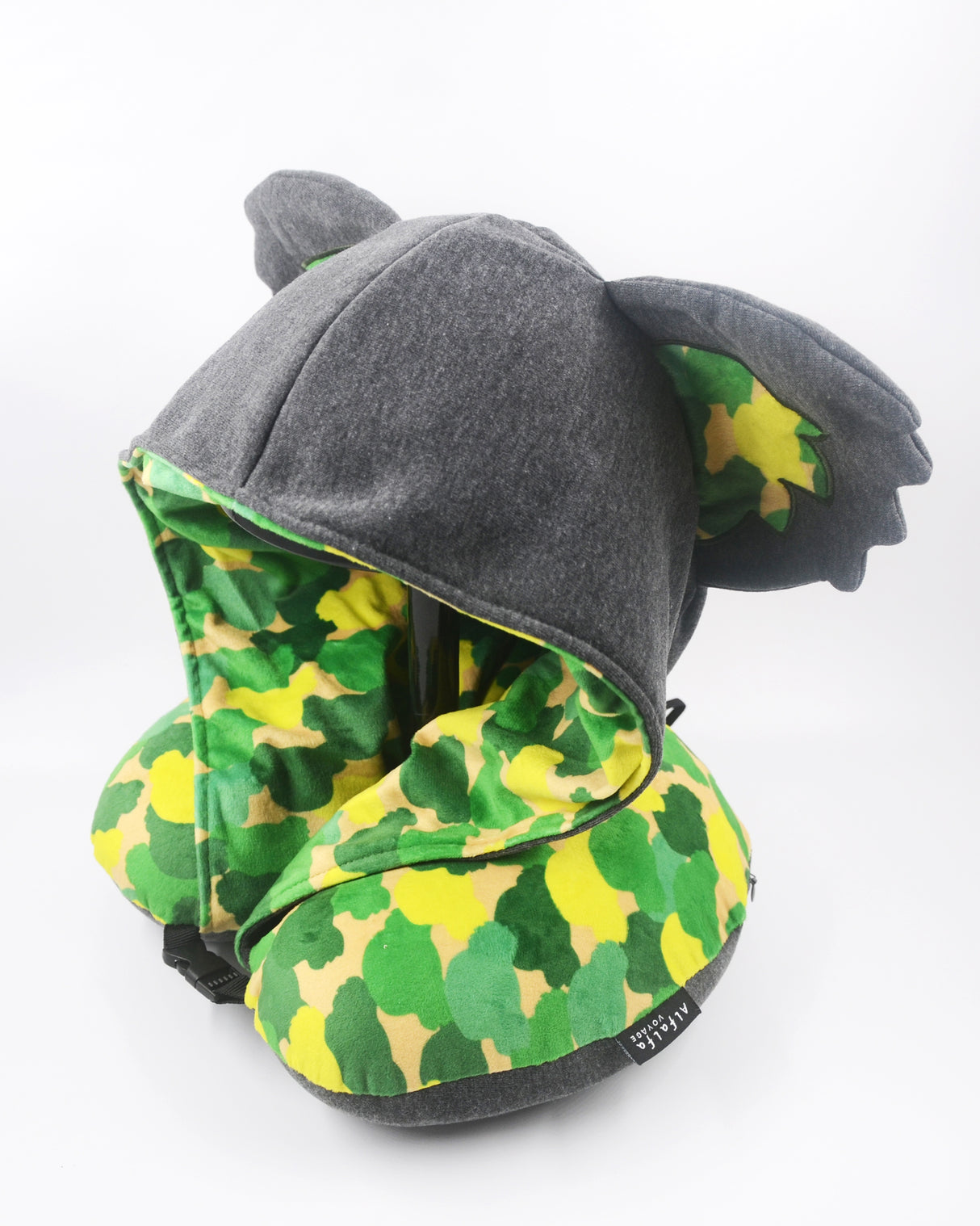 <A 000a54>"Koala" Memory Foam Travel Hoodie Pillow