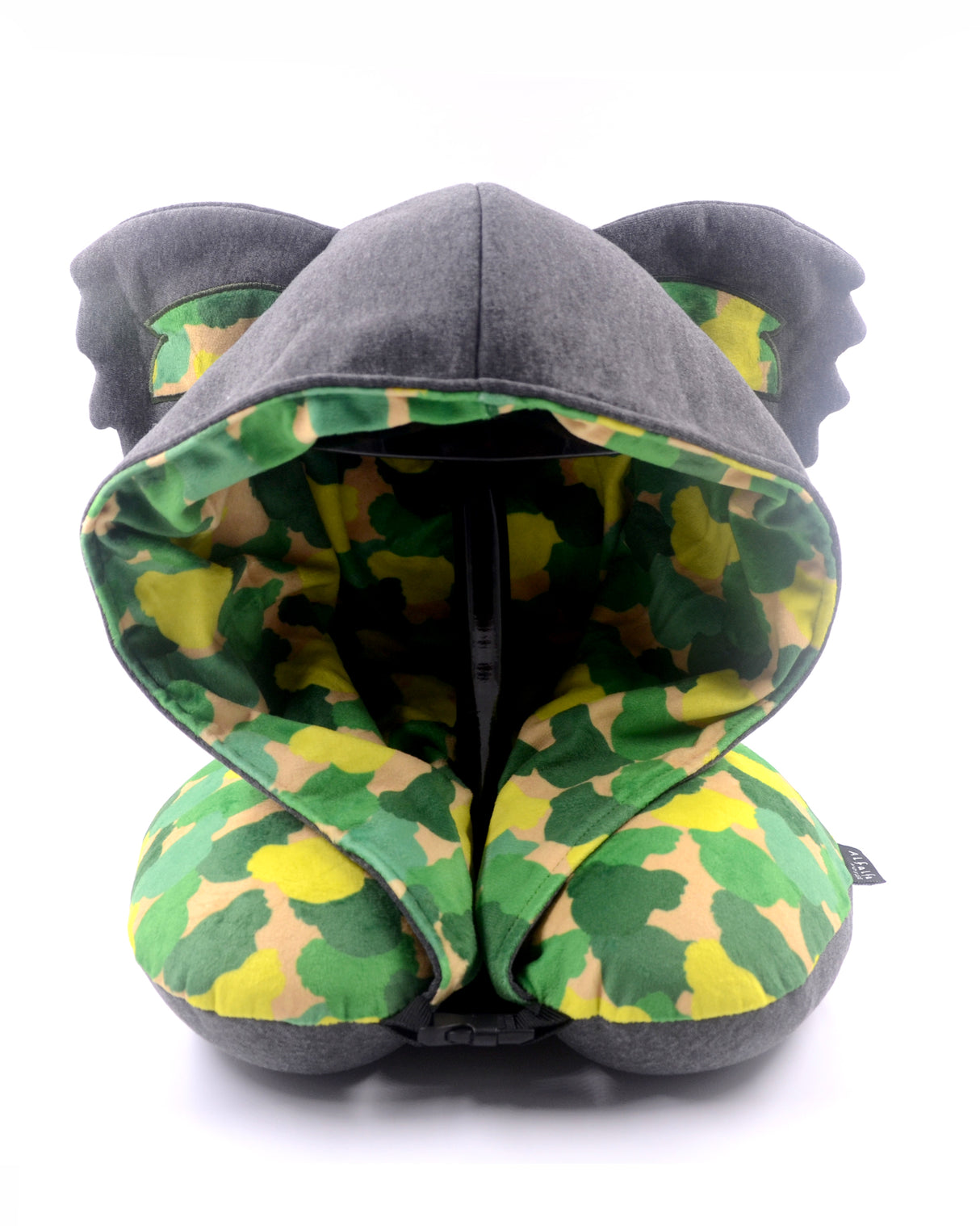 <A 000a54>"Koala" Memory Foam Travel Hoodie Pillow