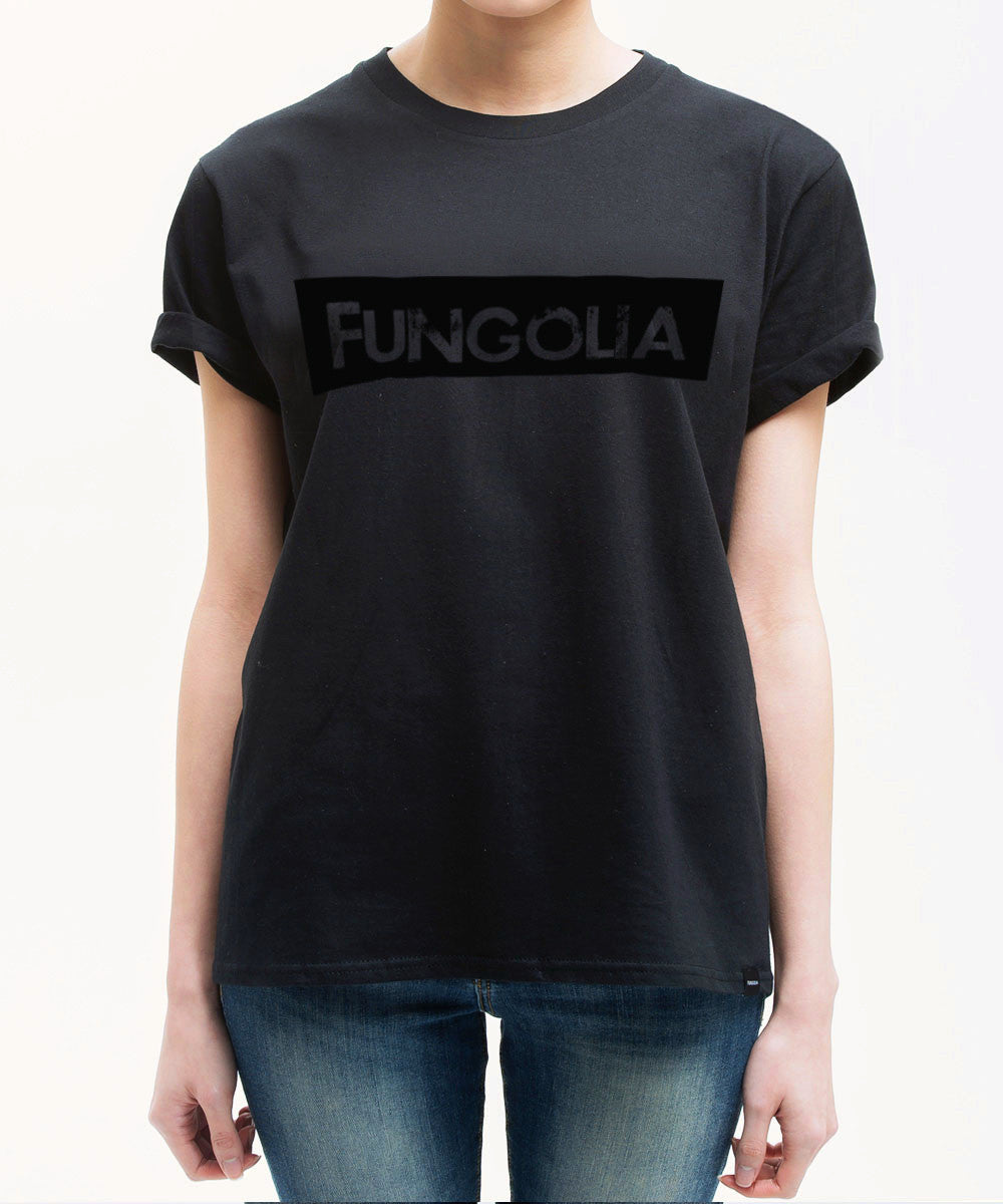 <R001>Fungolia Logo Tee (Special black edition)