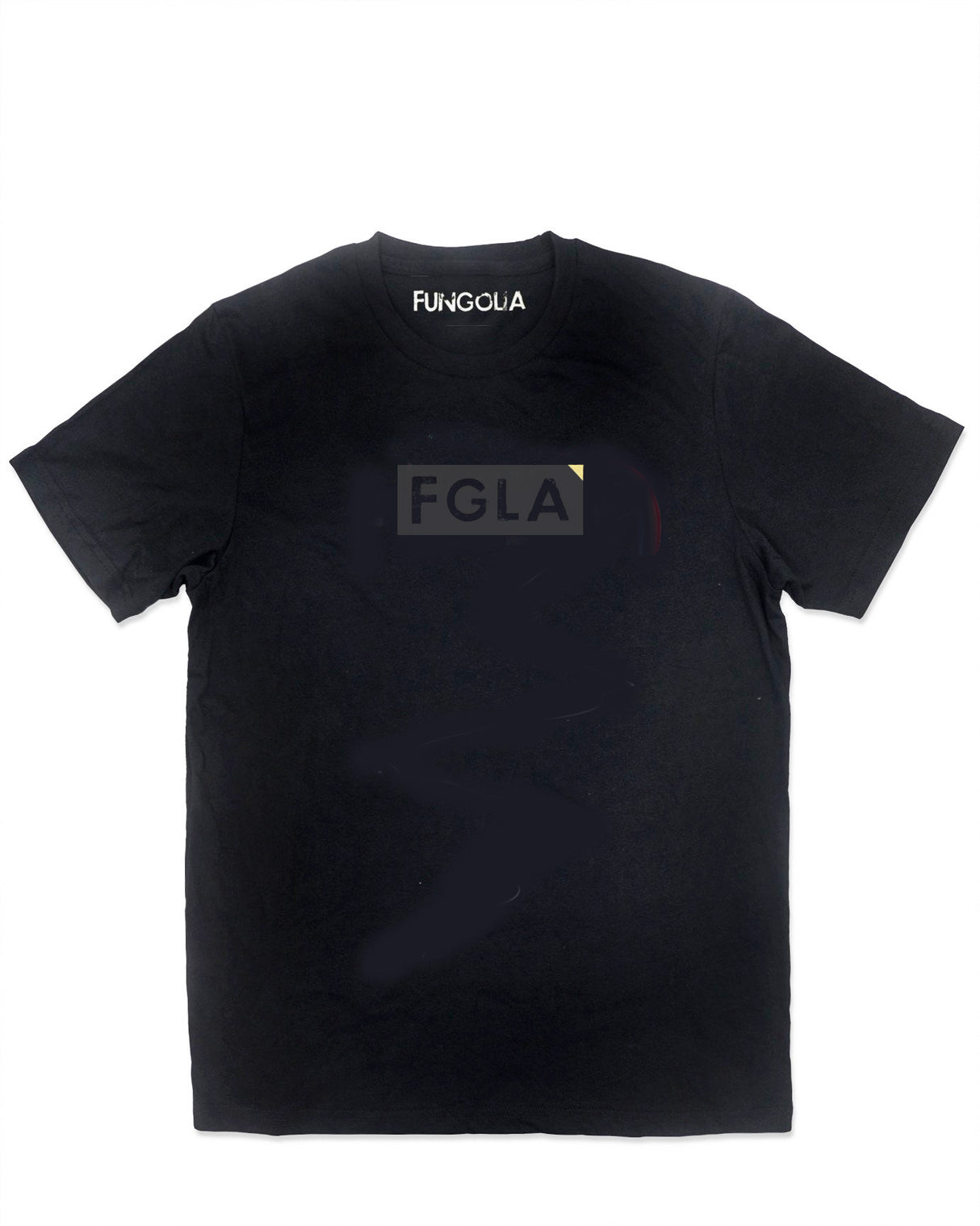 <A 000a003a> Fungolia 4th Anniversary Box FGLA Tee - Black on Black
