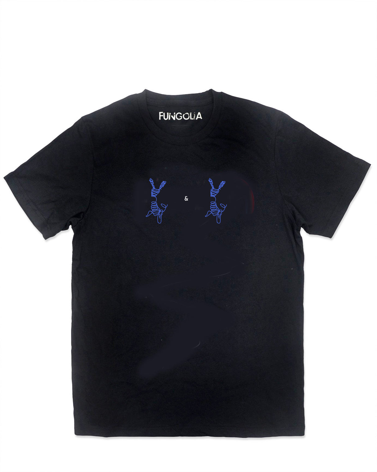 <A 000a004f> Double Bounce Rabbit Tee (Black)
