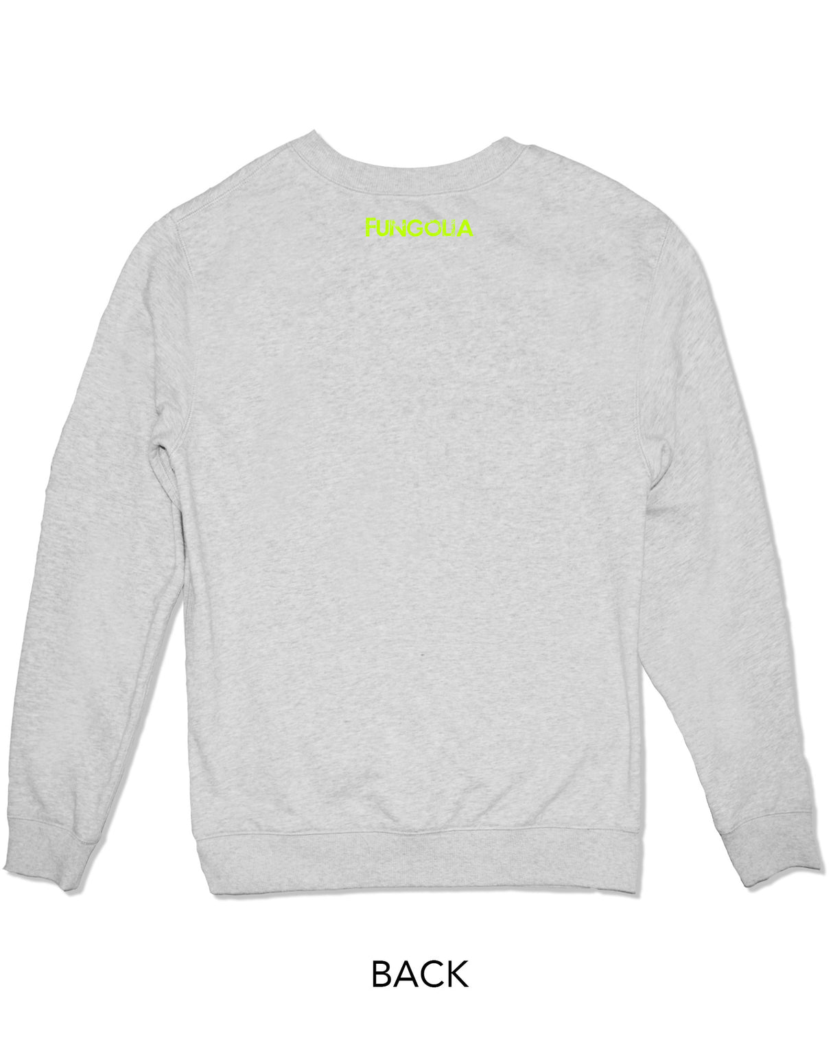 <Ab 11> Fungolia Classic Neon logo sweatshirt (light grey)