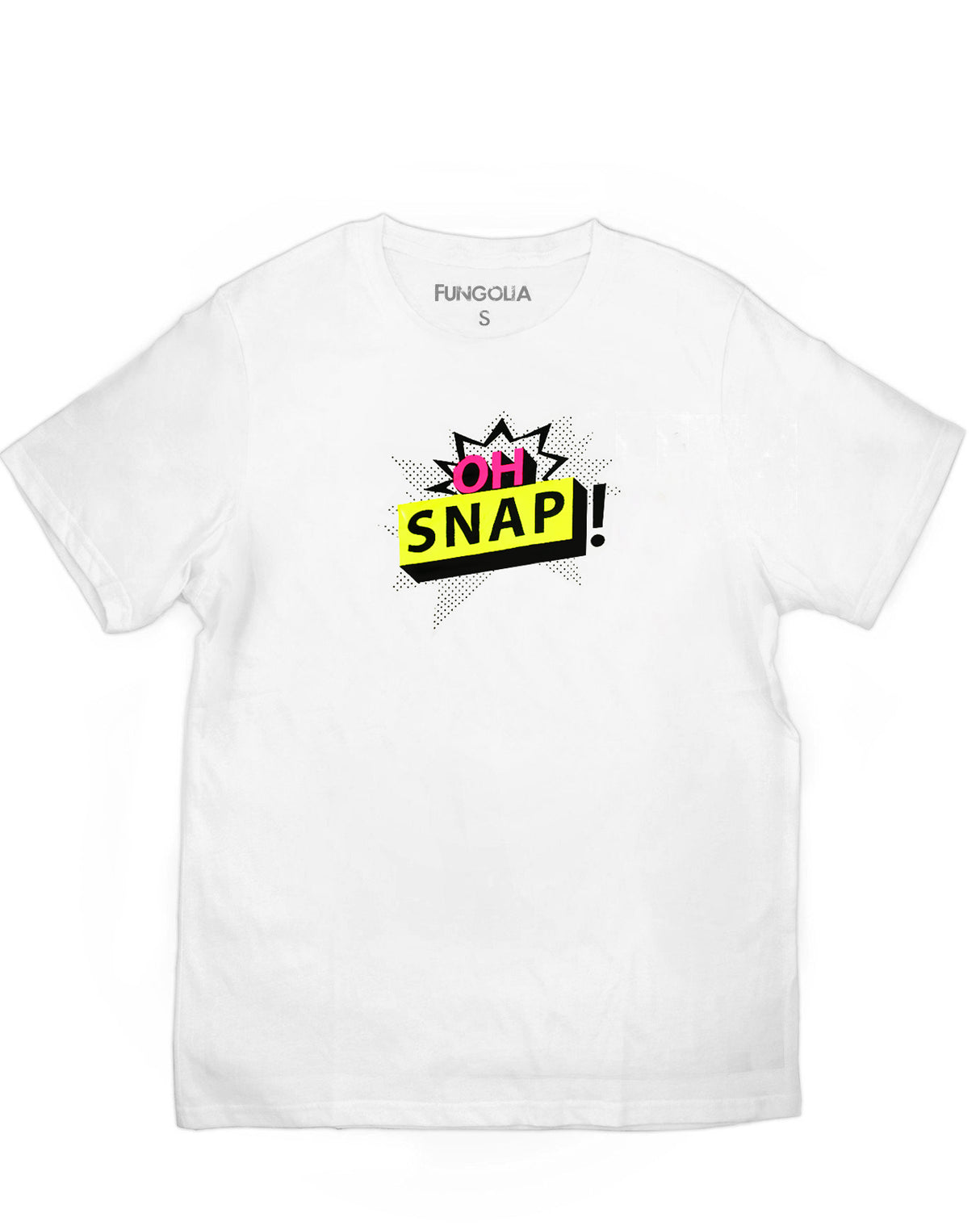 <A 001a06> Oh Snap! Tee (White)