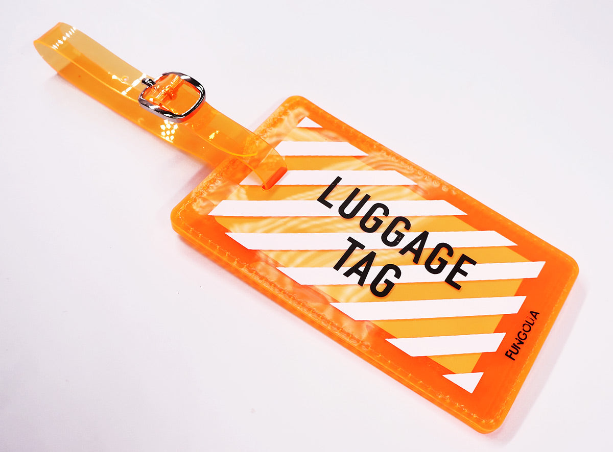 <A 000a001a99b3> Fungolia Premium PVC Neon Luggage Tag - Luggage Tag