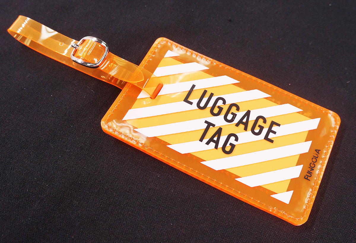 <A 000a001a99b3> Fungolia Premium PVC Neon Luggage Tag - Luggage Tag