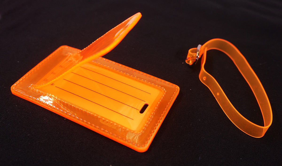 <A 000a001a99b3> Fungolia Premium PVC Neon Luggage Tag - Luggage Tag