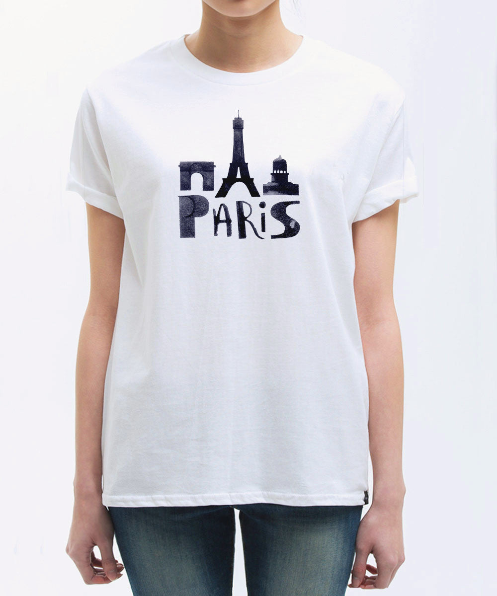 <S007>Fungolia Destination Paris Tee