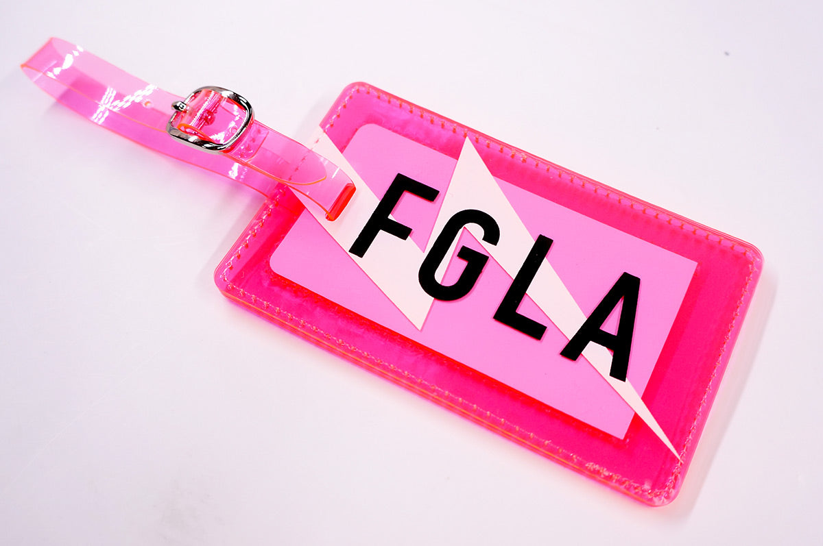 <A 000a001a99b2> Fungolia Premium PVC Neon Luggage Tag - FGLA