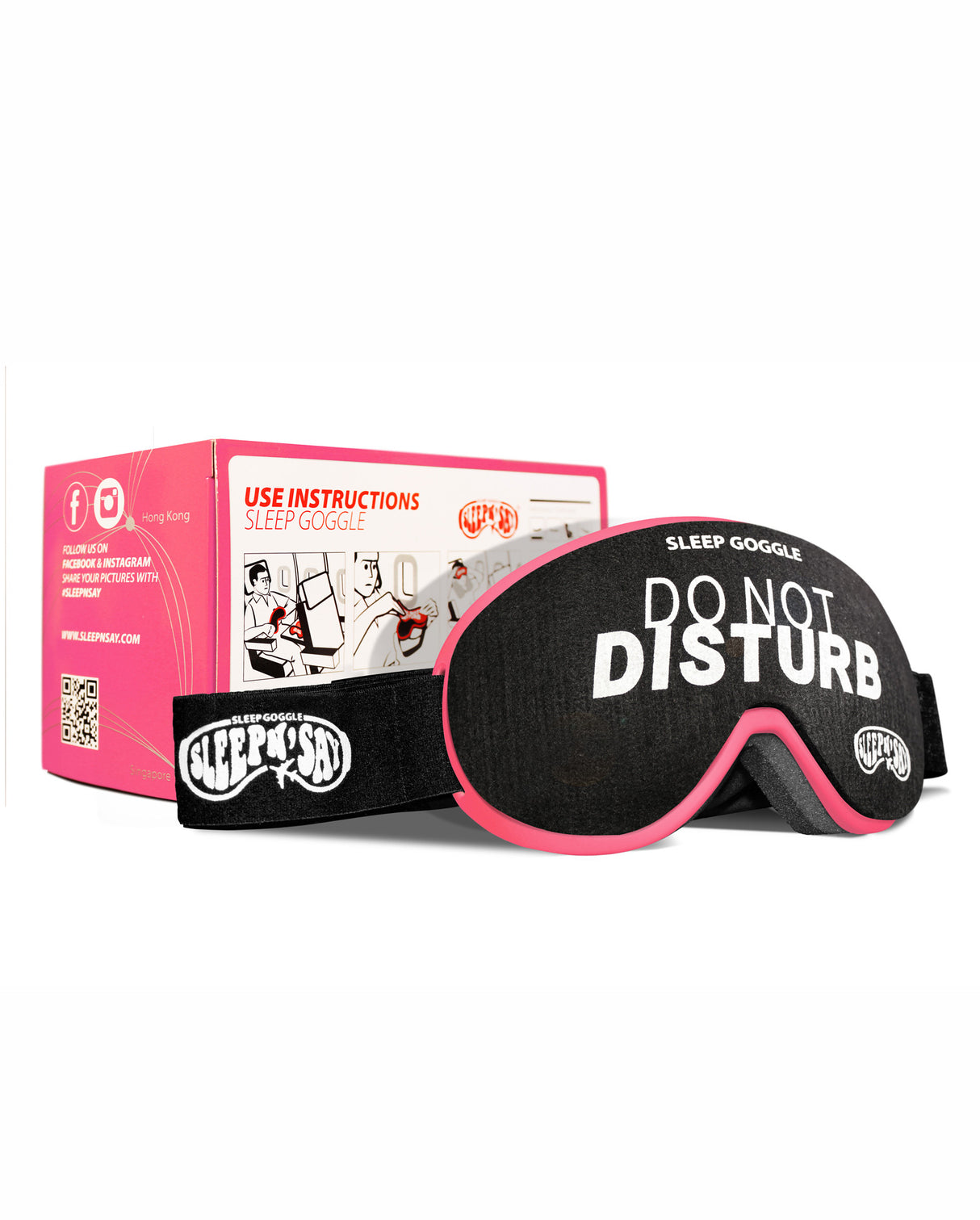 <al 1> Sleep n’ Say sleep goggle (Pink)