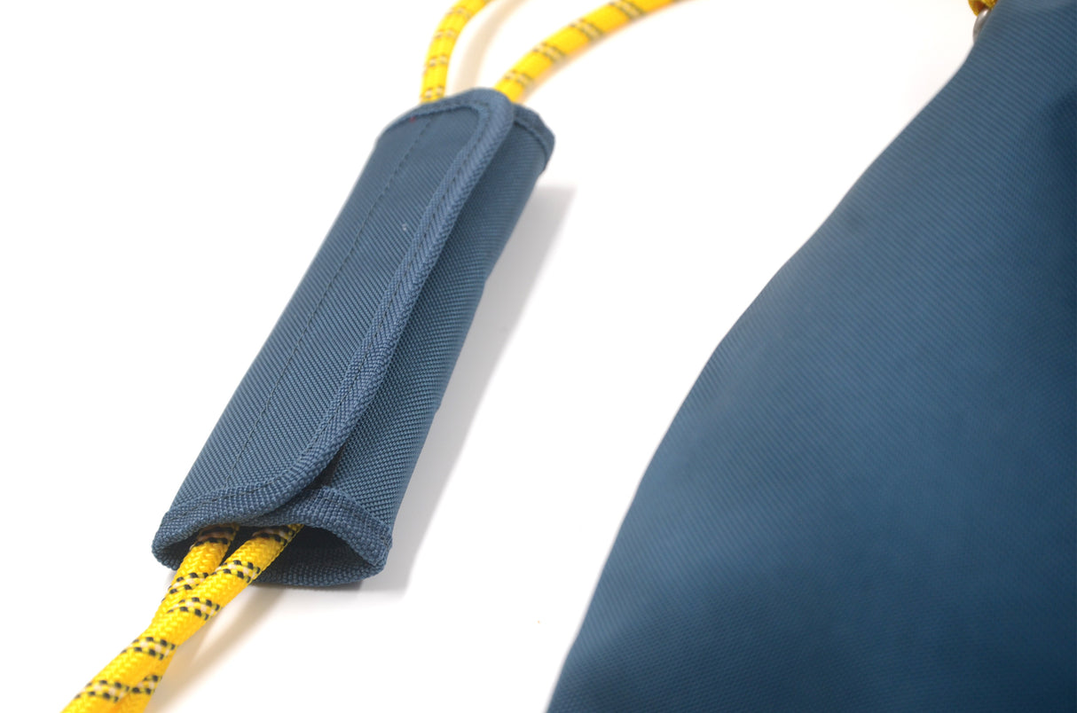 <A 000a54> Fungolia Premium drawstring backpack (Navy/Yellow)