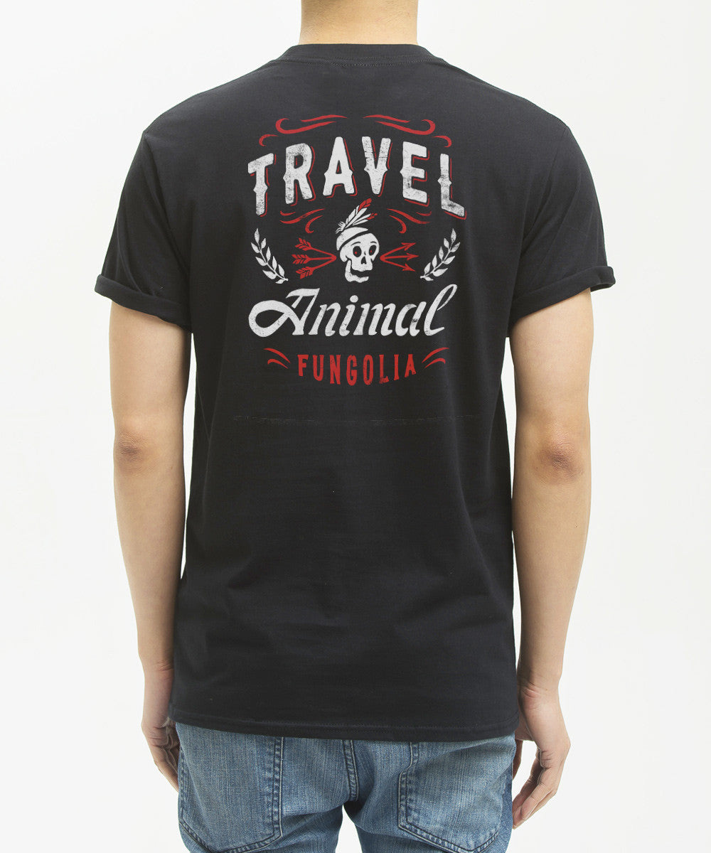 <A 096> Travel Animal - Skull (Black)