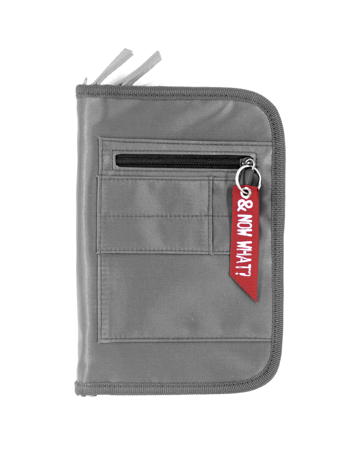 <A 000a001a92wx> Fungolia MA1 Passport Holder (Silver Grey)