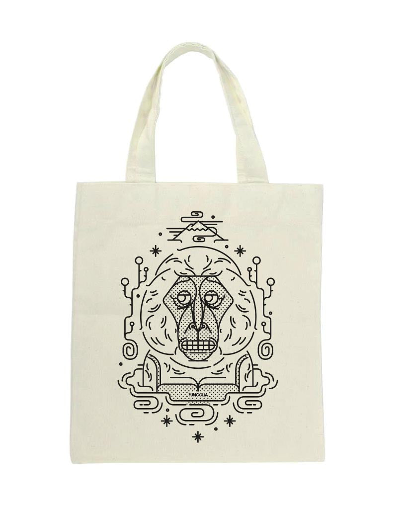 <ca2> Fungolia Tote Bag - Japanese Macaque