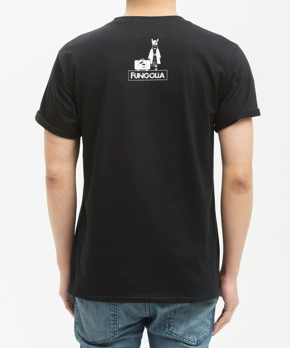 <T007> Travel Animal Tee (Black)
