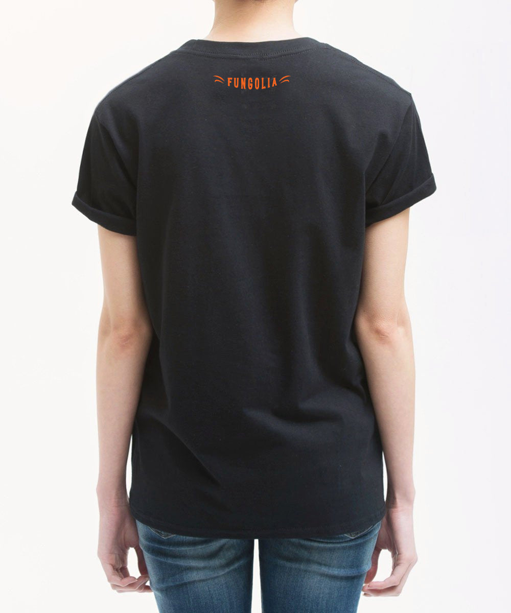 <A 071>"You smile, I smile" Tee (Black)