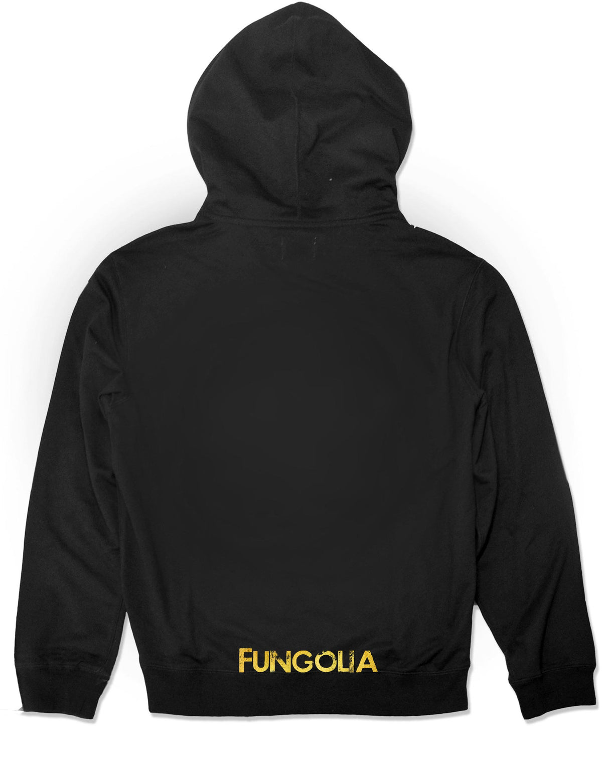 <Ab 006> Fungolia Non-fleece Hoodie - World Class Traveler (Black)