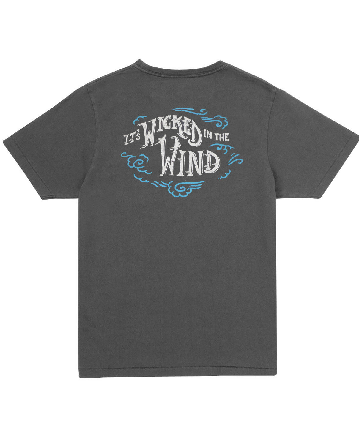 <Aa 007>Fungolia Garment Dyed Tee (Grey) - It's Wicked in the Wind