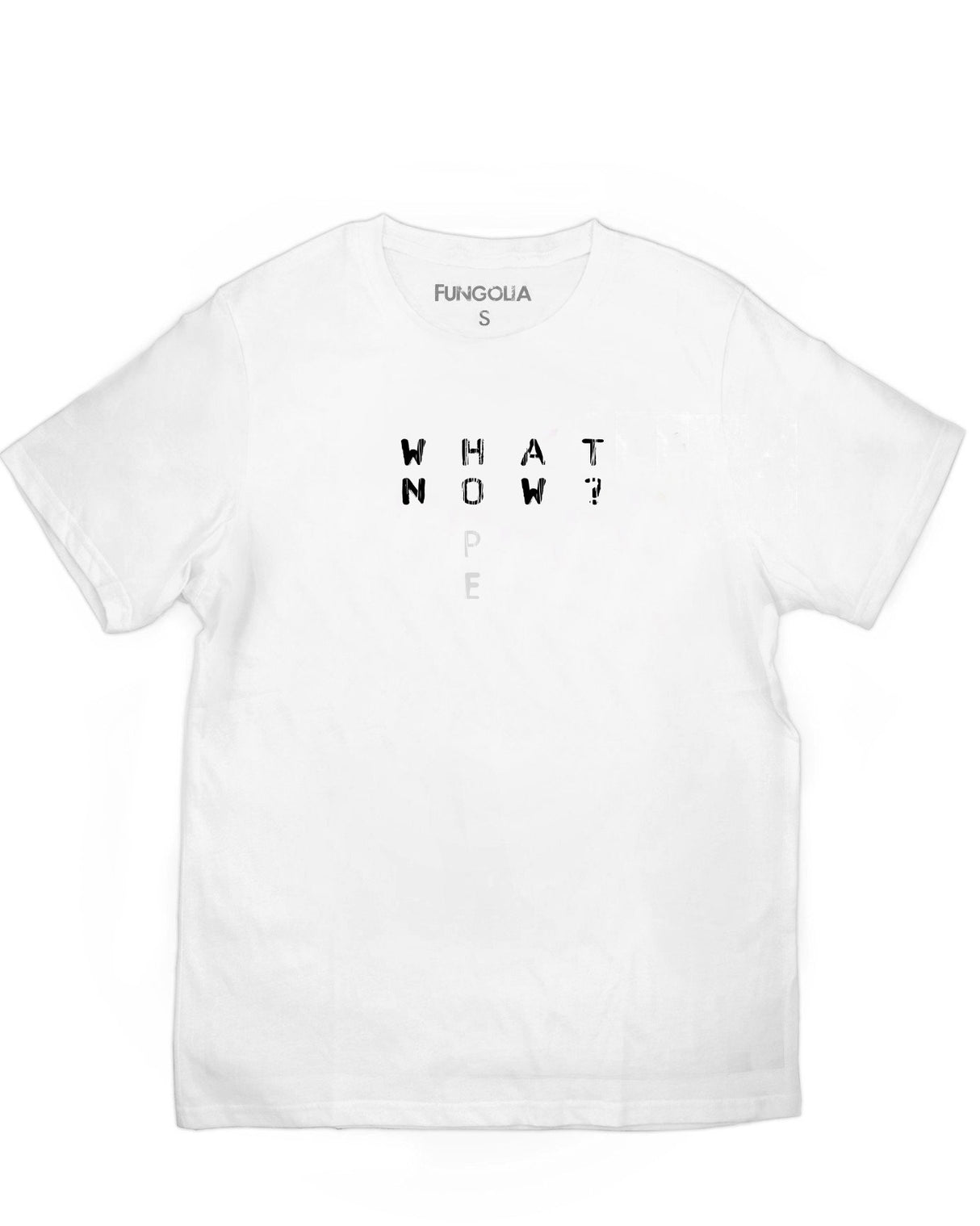 <A 001a07a> What Now? Tee (White)
