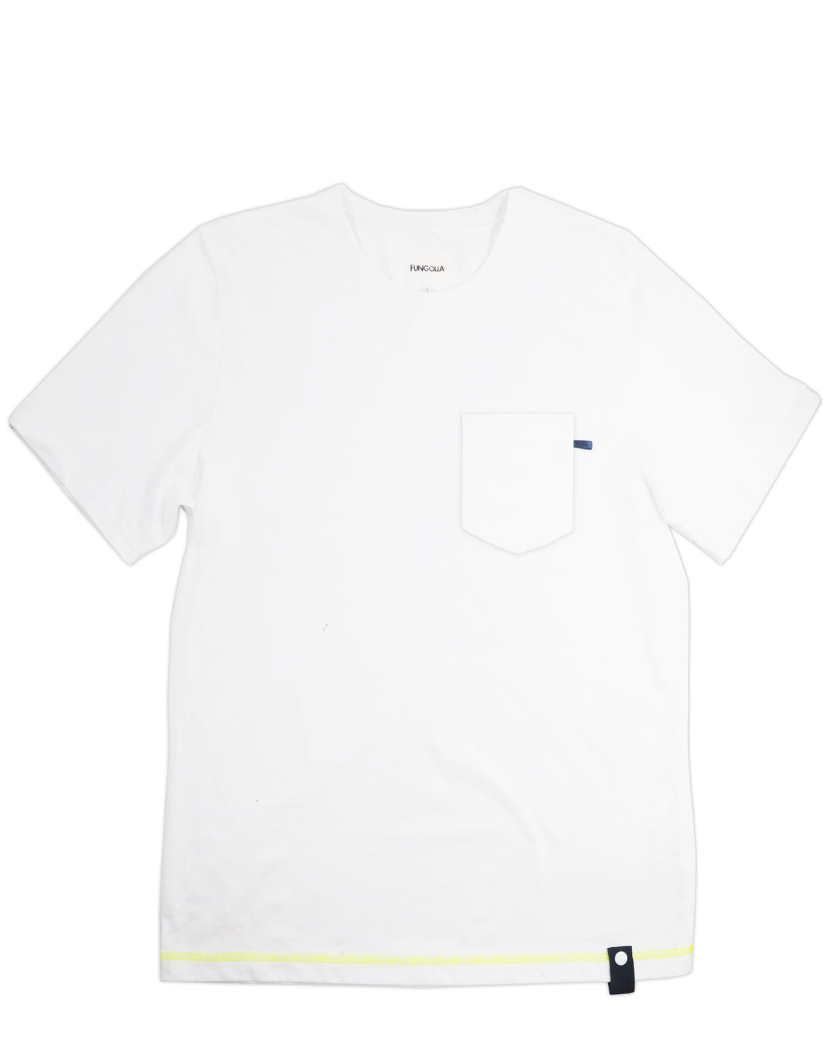 <A 063>Muse Pocket Tee - White (Plain)