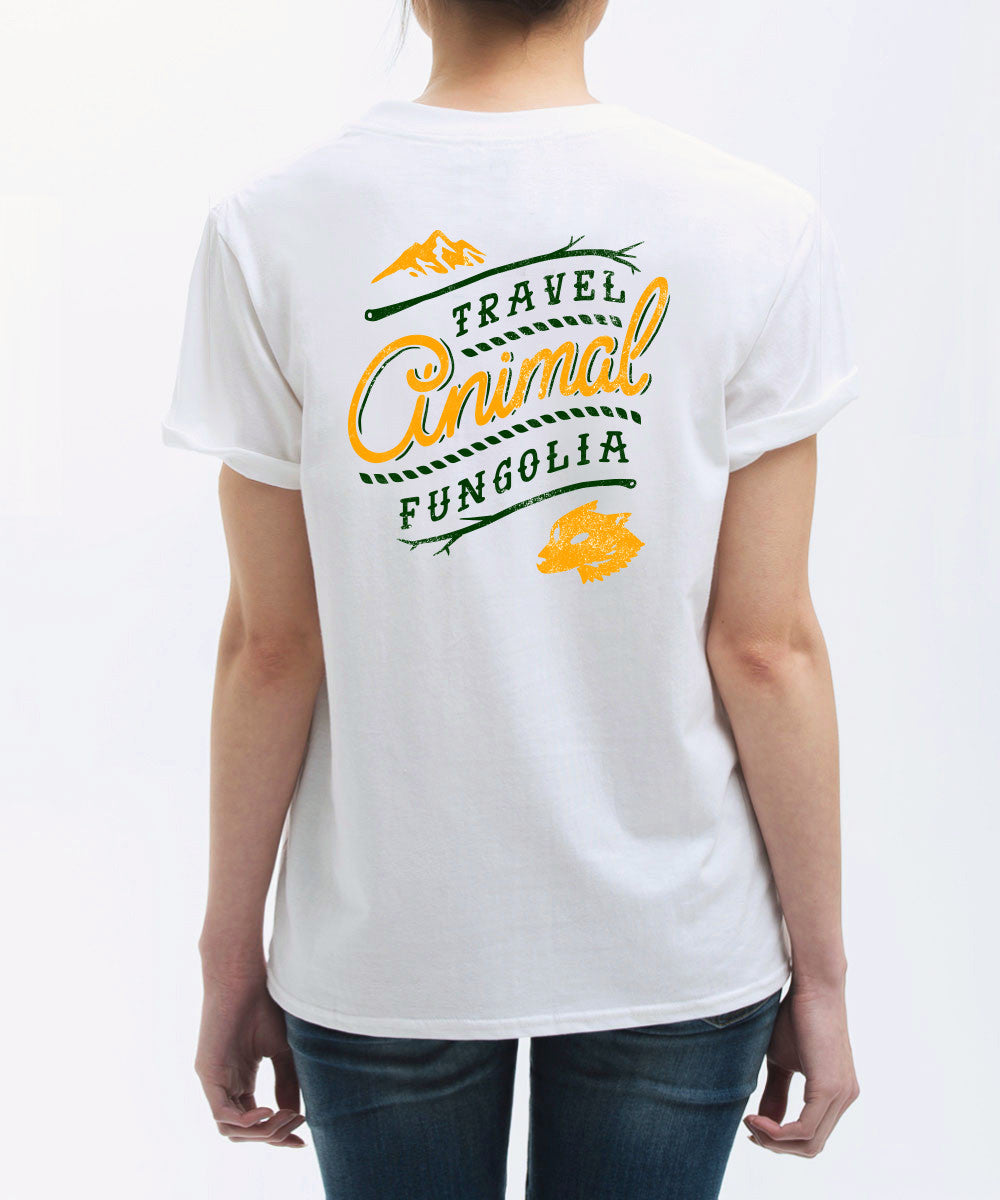 <A 093> Travel Animal - Wolf (White)