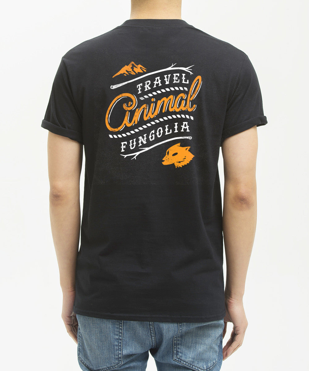 <A 092>Travel Animal - Wolf (Black)