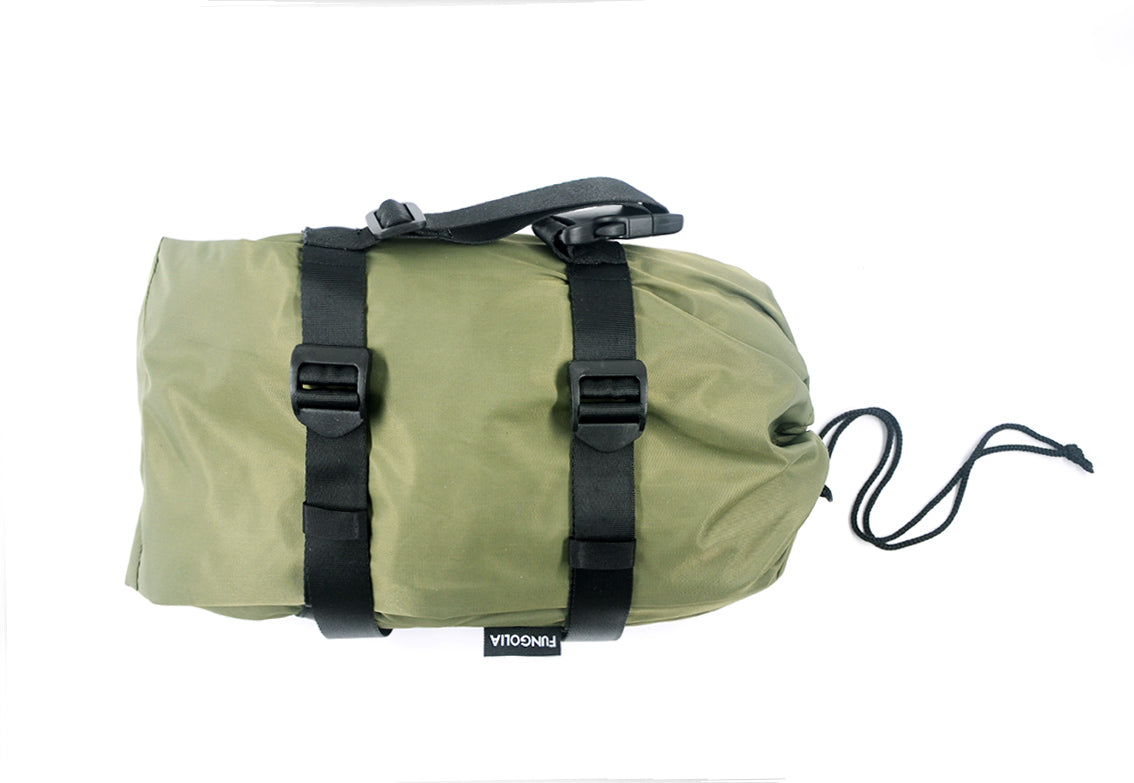 <A 000a001z9b> Fungolia MA-1 Memory Foam Travel Hoodie Pillow (green)