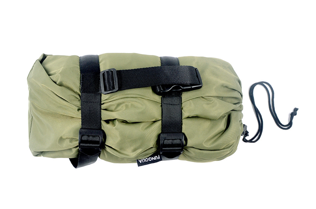 <A 000a001z9b> Fungolia MA-1 Memory Foam Travel Hoodie Pillow (green)