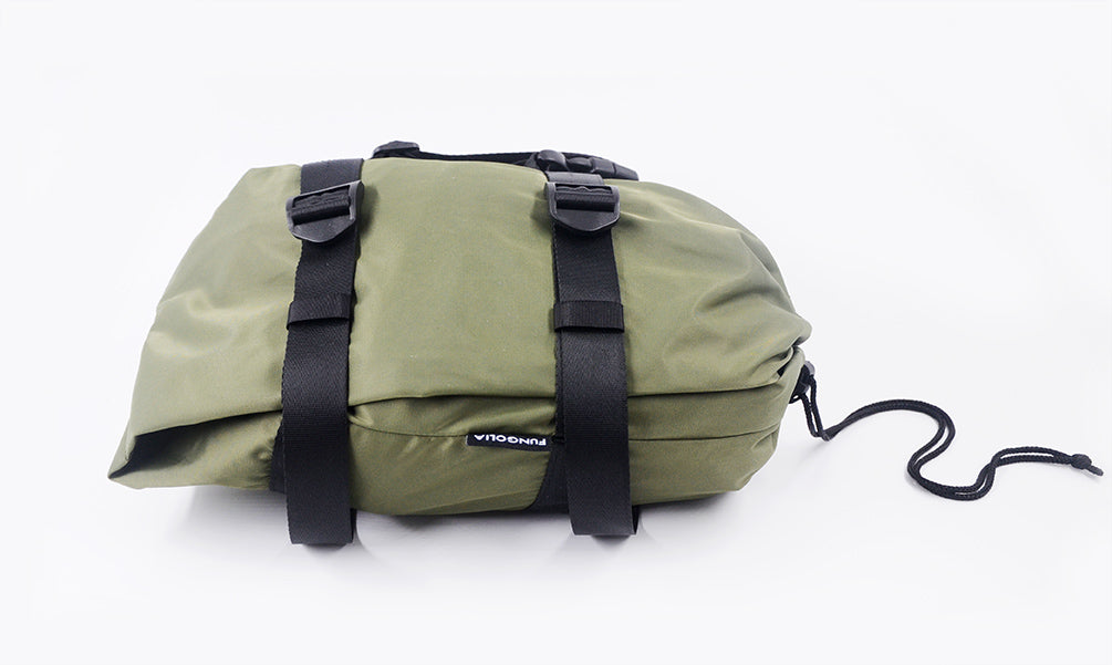 <A 000a001z9b> Fungolia MA-1 Memory Foam Travel Hoodie Pillow (green)