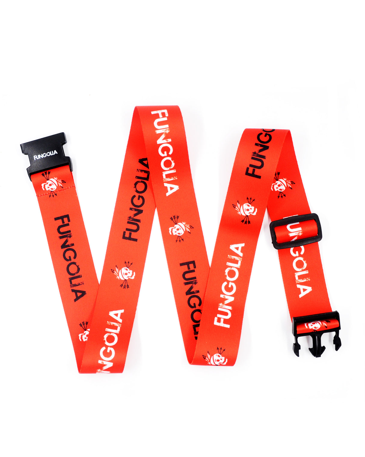 <A 001b1> Fungolia Luggage Strap (Red)